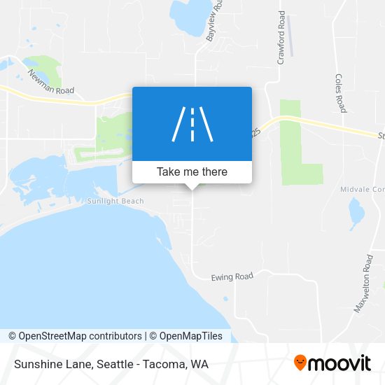 Sunshine Lane map