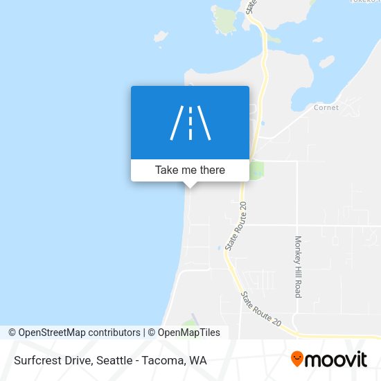 Surfcrest Drive map
