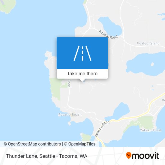 Thunder Lane map