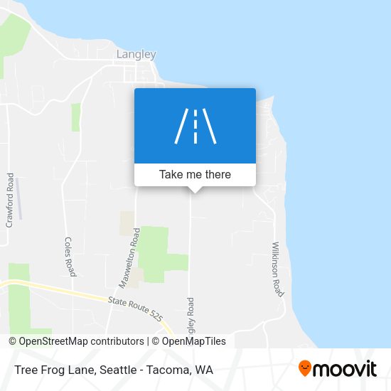 Tree Frog Lane map