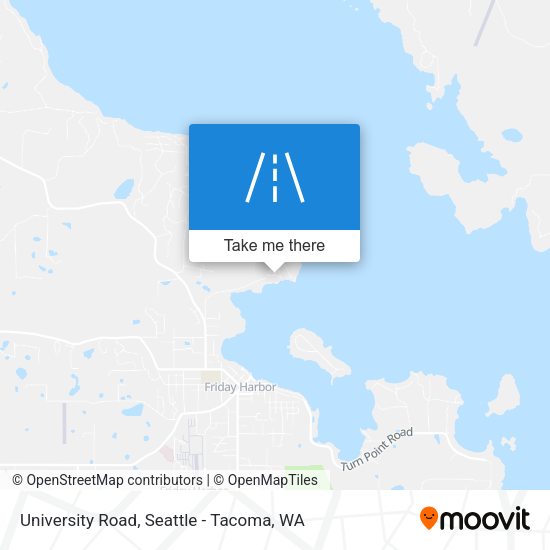 Mapa de University Road