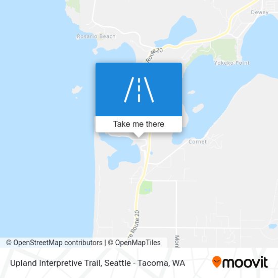 Mapa de Upland Interpretive Trail