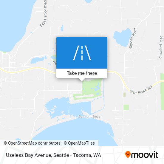 Useless Bay Avenue map