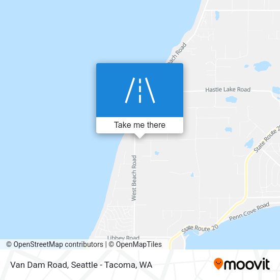 Mapa de Van Dam Road