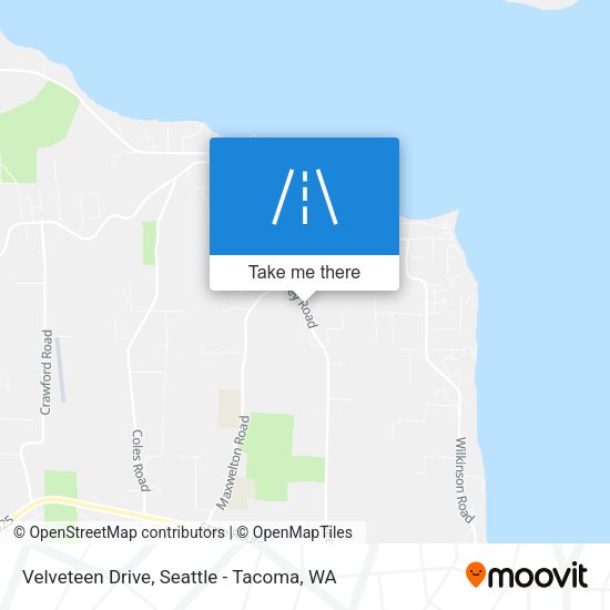 Velveteen Drive map