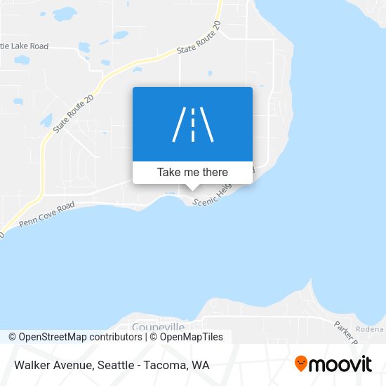 Walker Avenue map