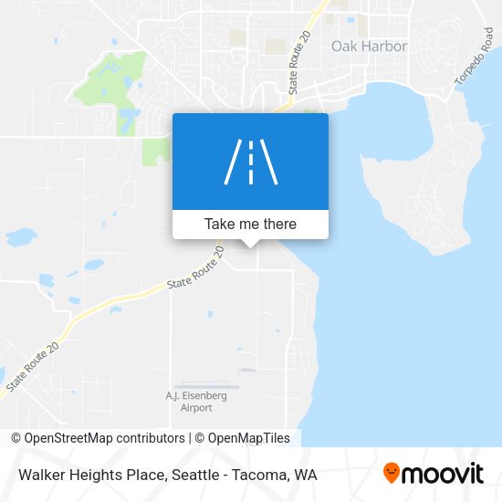 Walker Heights Place map