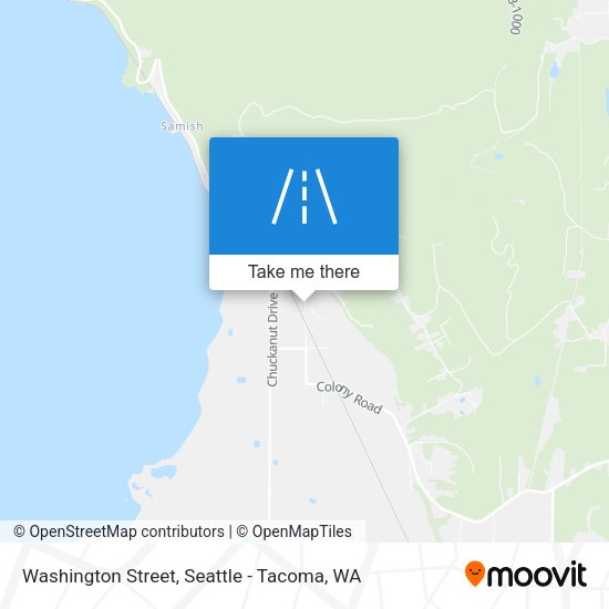 Mapa de Washington Street