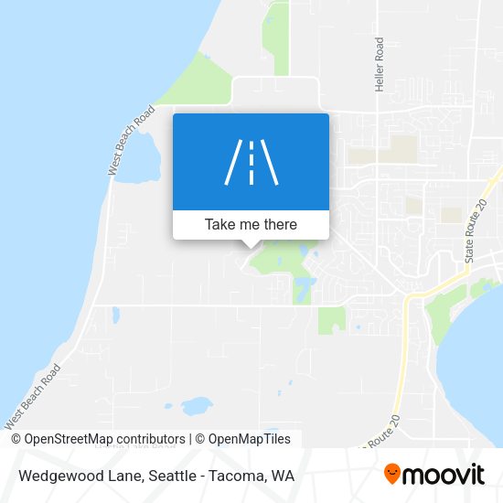 Mapa de Wedgewood Lane