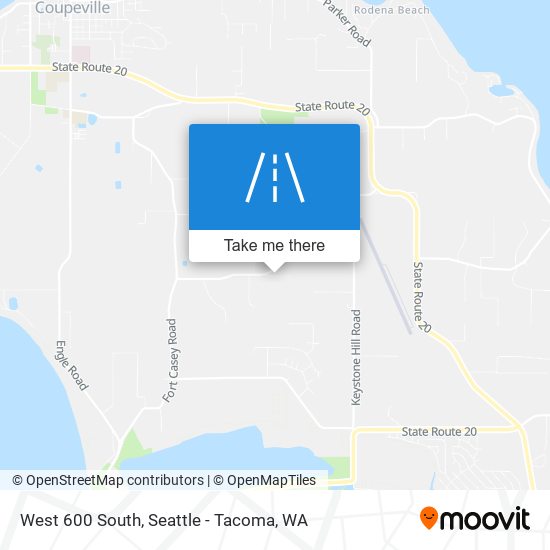 Mapa de West 600 South