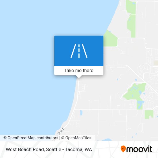 West Beach Road map