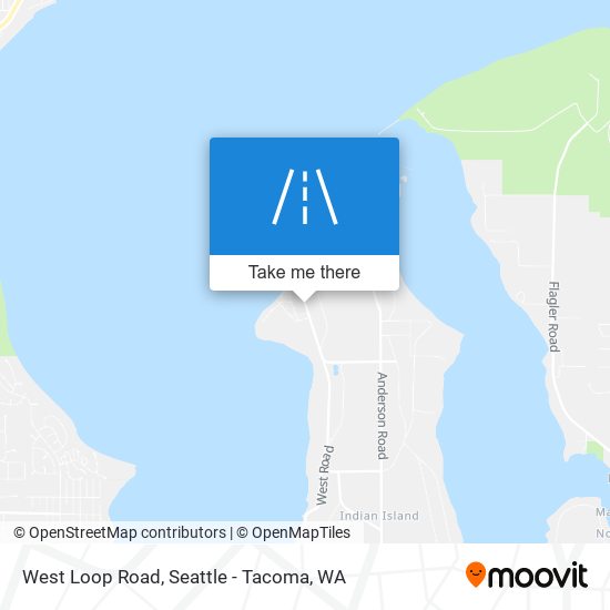 Mapa de West Loop Road