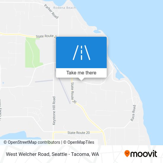 West Welcher Road map