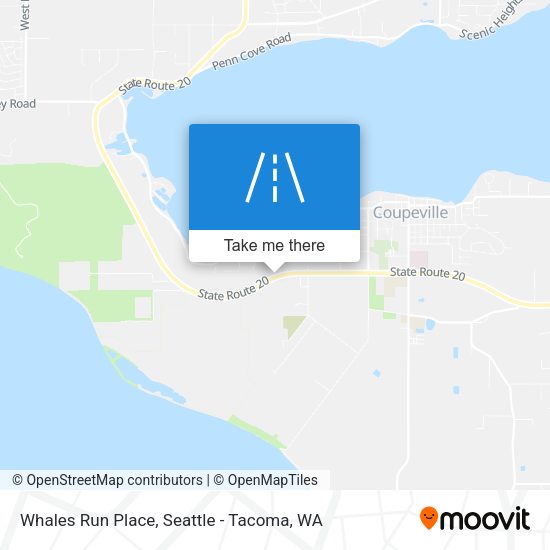 Mapa de Whales Run Place