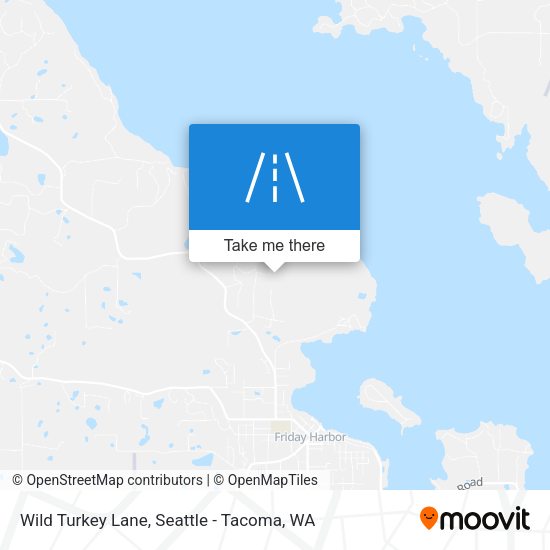 Wild Turkey Lane map