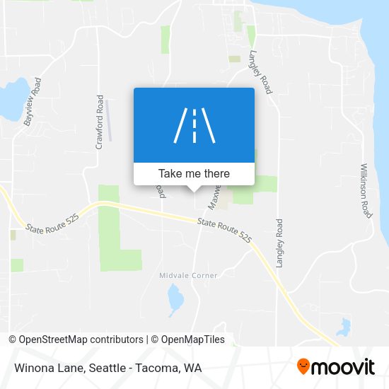 Mapa de Winona Lane