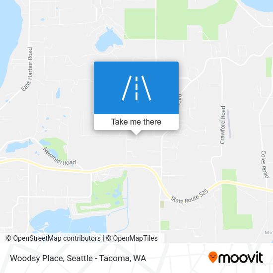 Woodsy Place map