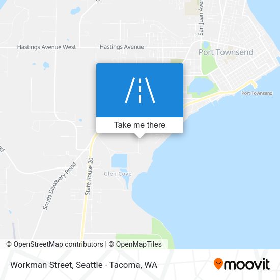 Workman Street map