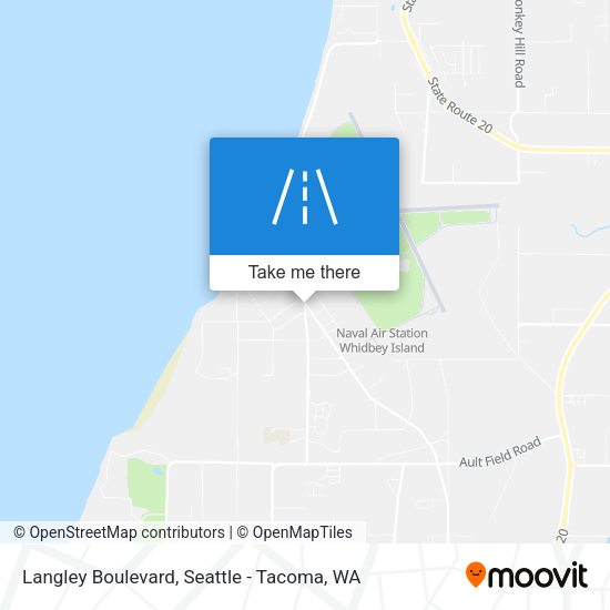Langley Boulevard map