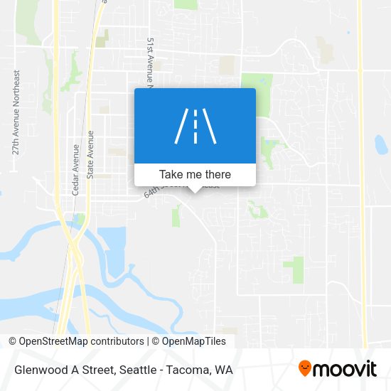 Mapa de Glenwood A Street