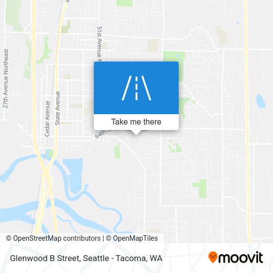 Mapa de Glenwood B Street