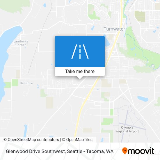 Mapa de Glenwood Drive Southwest