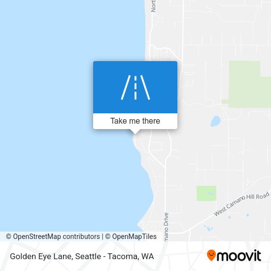 Golden Eye Lane map