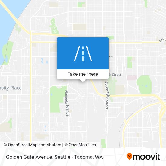 Mapa de Golden Gate Avenue