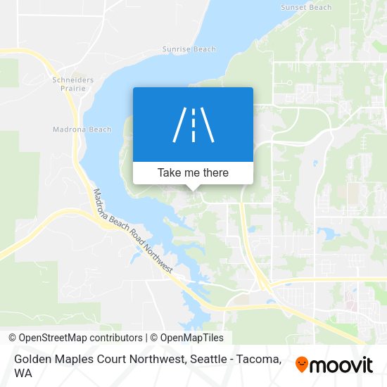 Golden Maples Court Northwest map