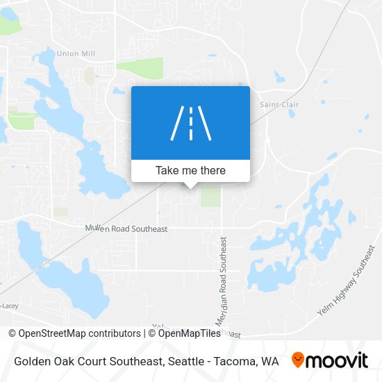 Golden Oak Court Southeast map