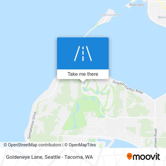 Goldeneye Lane map