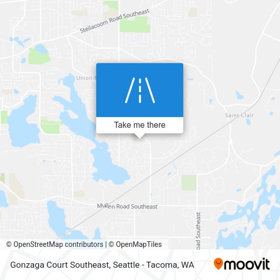 Gonzaga Court Southeast map
