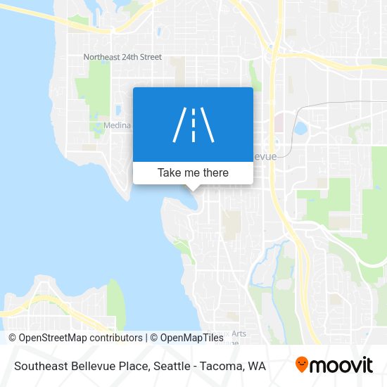 Mapa de Southeast Bellevue Place