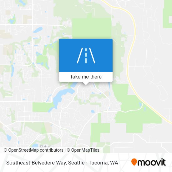 Southeast Belvedere Way map