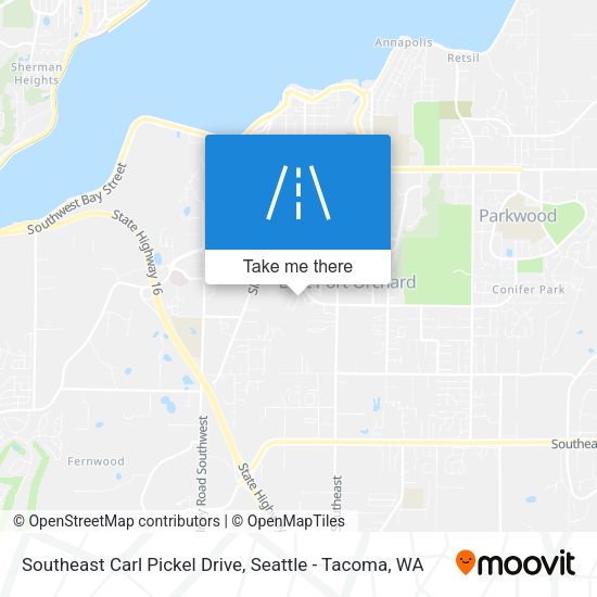 Mapa de Southeast Carl Pickel Drive