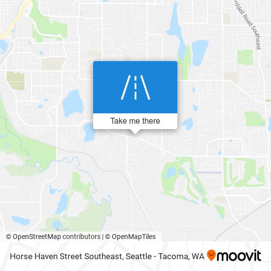 Mapa de Horse Haven Street Southeast