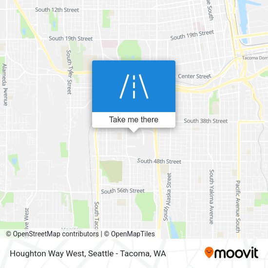Houghton Way West map