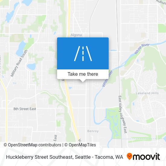Huckleberry Street Southeast map