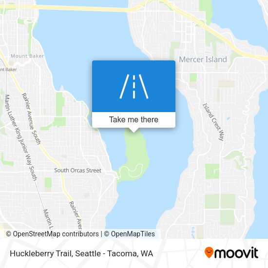 Mapa de Huckleberry Trail