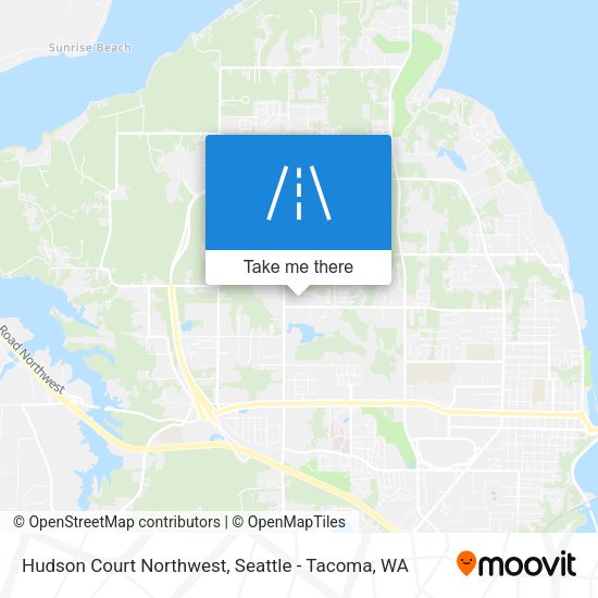 Mapa de Hudson Court Northwest