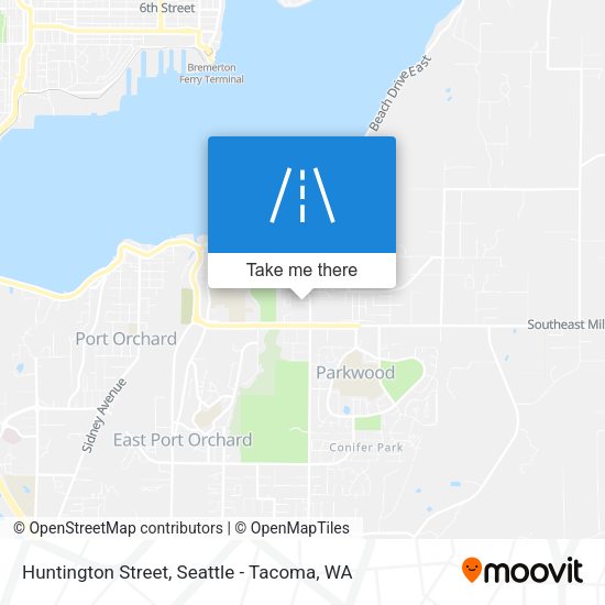 Mapa de Huntington Street