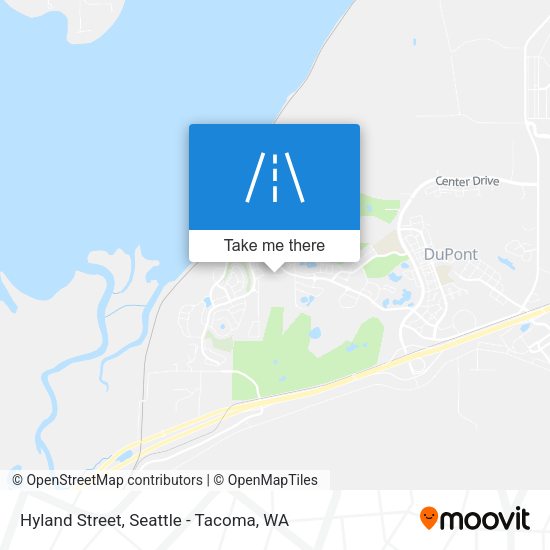 Hyland Street map