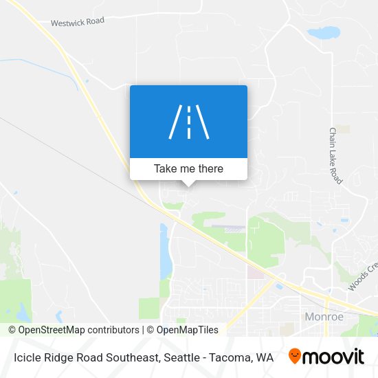 Mapa de Icicle Ridge Road Southeast