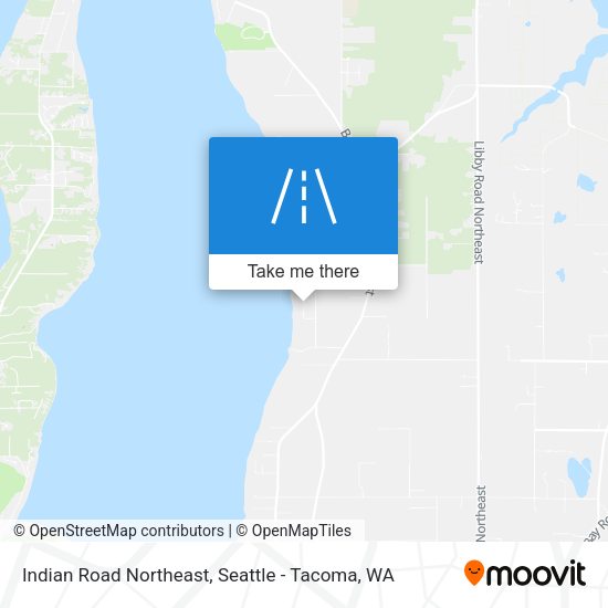 Indian Road Northeast map