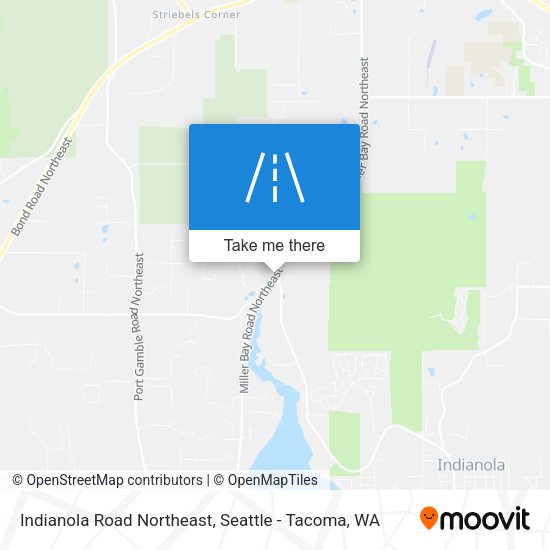 Indianola Road Northeast map