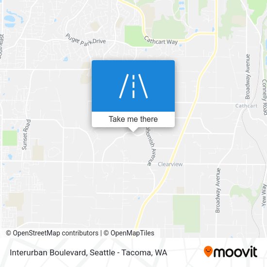 Mapa de Interurban Boulevard