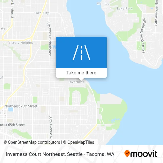 Inverness Court Northeast map