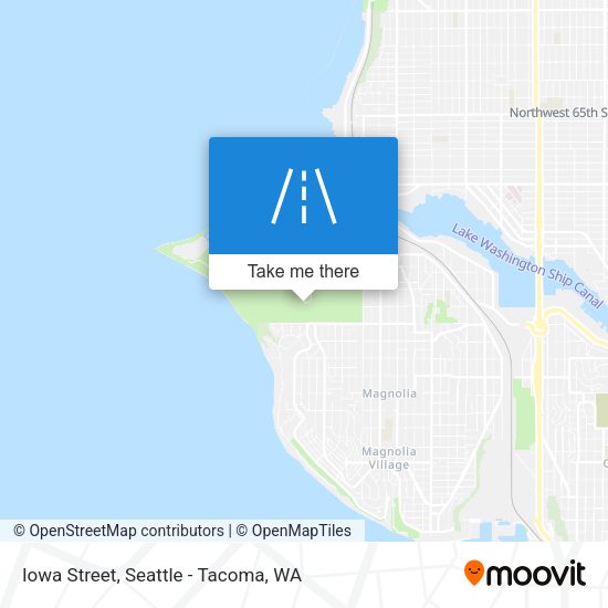 Iowa Street map