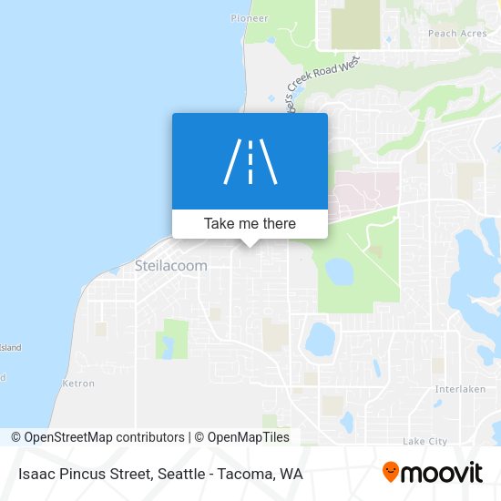 Mapa de Isaac Pincus Street
