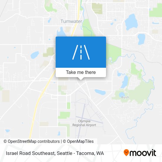 Israel Road Southeast map